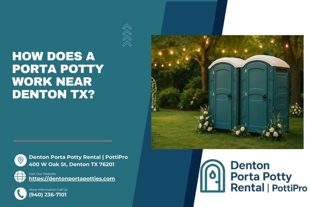 How Does A Porta Potty Work near Denton TX