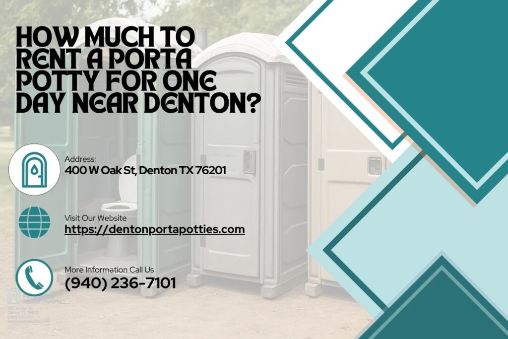 How Much To Rent A Porta Potty For One Day near Denton
